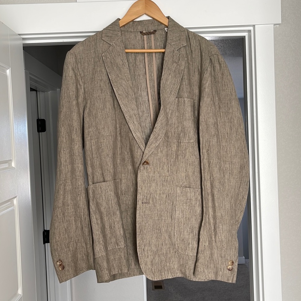 Linen sport coat